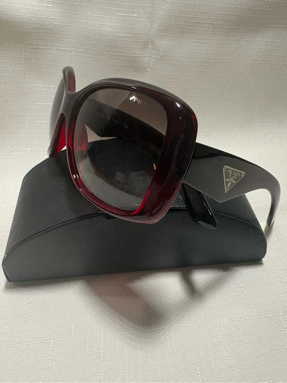Authentic PRADA Oversized Sunglasses with Gradient Lenses